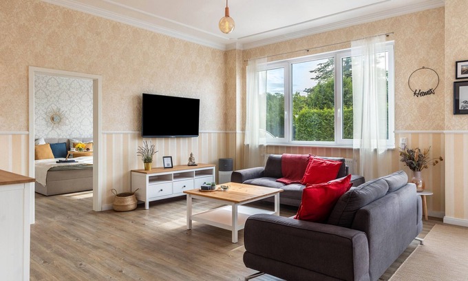 Rathenow Casa | Casa de vacaciones 'Ferienhaus Optikstadt Rathenow' con terraza privada y Wi-Fi