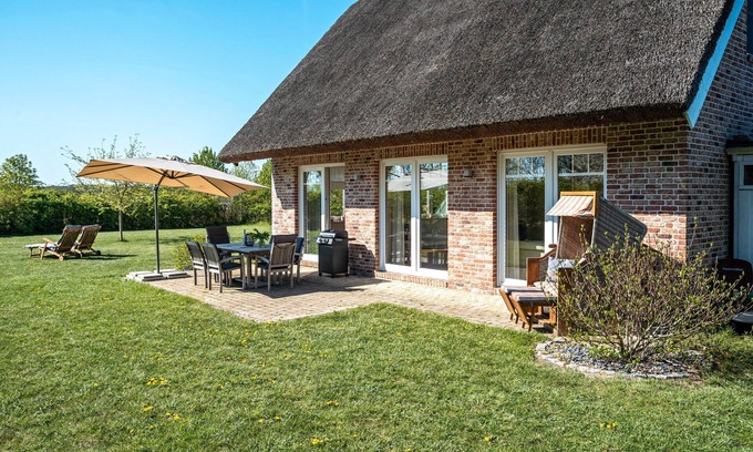Poseritz Casa | Casa de vacaciones 'Reethaus Meerferien' con vistas al mar, terraza privada y Wi-Fi