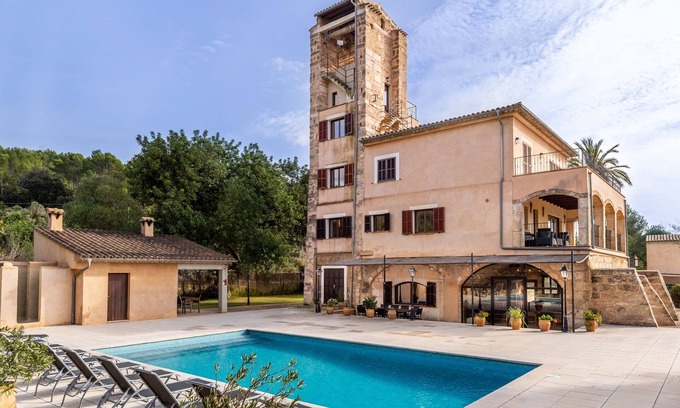 Selva Villa | Casa de vacaciones "Sa Mina" con jardín, piscina, terrazas, aire acondicionado y WiFi