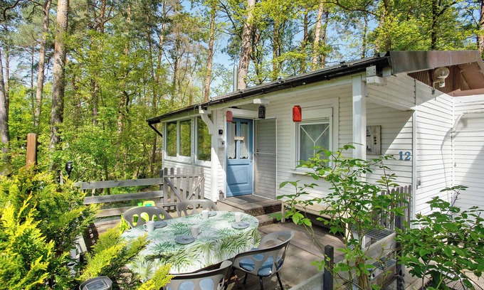 Bellin Casa | Casa vacacional 'Strandhaus Am Haff' con terraza privada, jardín compartido y Wi-Fi