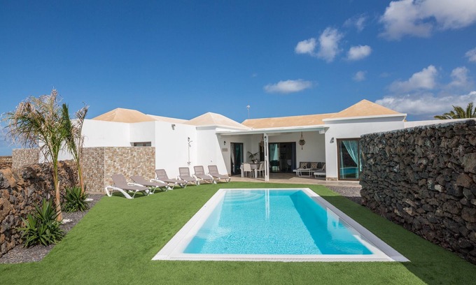 La Oliva Villa | Casa de vacaciones "Villa Era 1" con jardín, piscina, terraza y Wi-Fi
