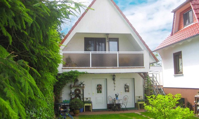 Flemendorf Casa | Casa vacacional con balcón, terraza y jardín