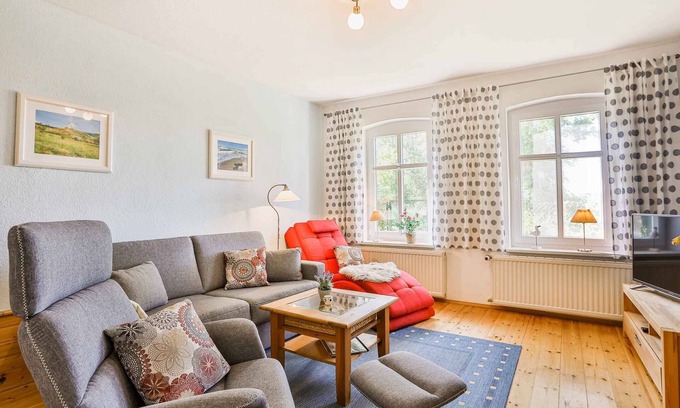 Putbus Casa | Casa vacacional con jardín en la Reserva de la Biosfera