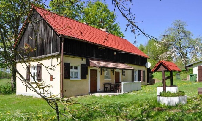 Szczecinek Casa | Amplia casa de campo con chimenea, Grabczyn