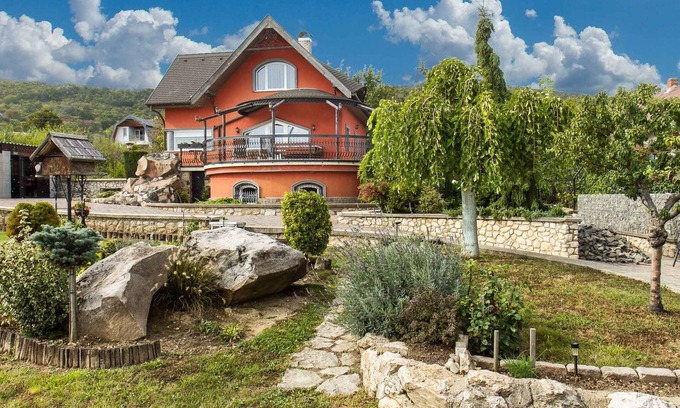 Balatongyorok Casa | Casa vacacional con vistas panorámicas del lago Balaton, WiFi, lavadora