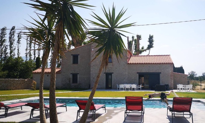 Saint-Genis Casa | Casa de vacaciones Laroque des Albères para 1 - 10 personas con 4 dormitorios - Casa de vacaciones