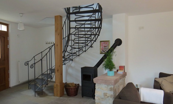 Budesheim Casa | Casa de vacaciones con capacidad para 7 personas, aprox.100 m², zona tranquila, terraza, WiFi