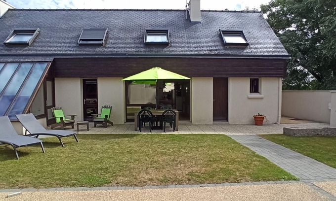 Plouescat Casa | ALQUILER DE VACACIONES 400 M PLAYAS, JARDIN COMPLETAMENTE CERRADO