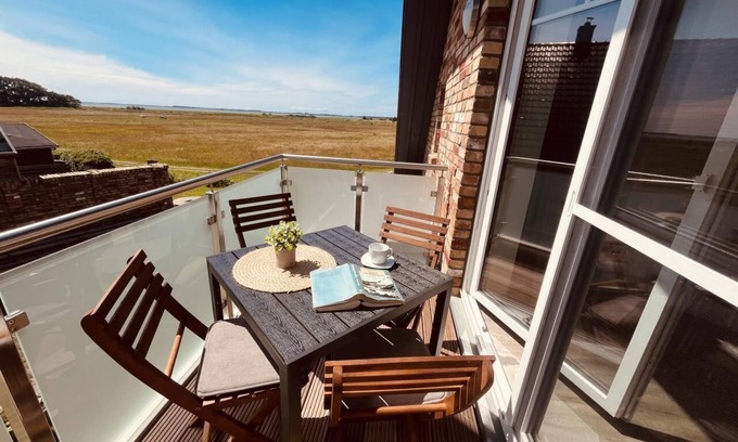 Born auf dem Darss Apartamento | Holmblick - Boddenblick, balcony, 2 bedrooms, 4 persons