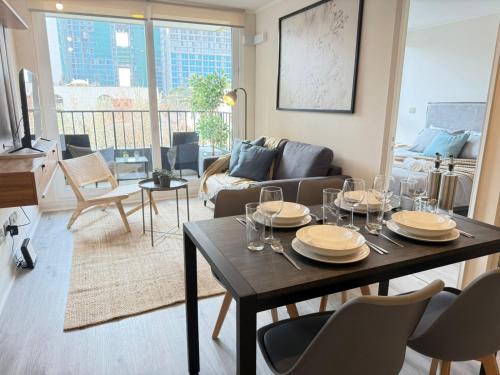 Nunoa Apartamento | HOM I 2D2B en mejor zona de Nunoa Metro PlazaEgana