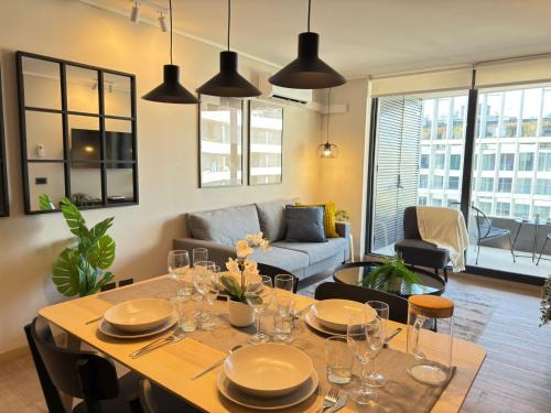 Las Condes Apartamento | HOM I De LUJO 2D2B 4PAX cerca a Mall AltoLasCondes
