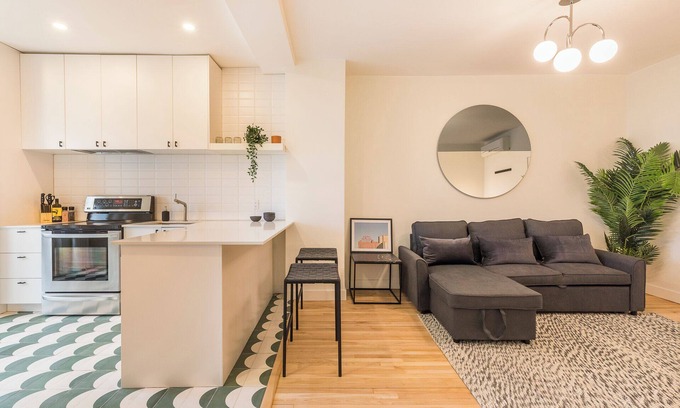 Hochelaga-Maisonneuve Apartamento | HOMA-Comfort&Style-1BR-Spacious-Natural Light-FeelHome-A/C-SelfCheckIn-Metro