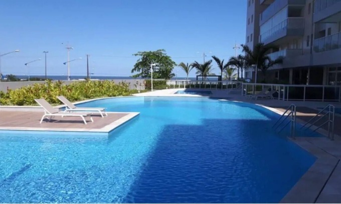 Vila Clais Apartamento | Home 08 I Apartment facing the sea in Resort - Bertioga