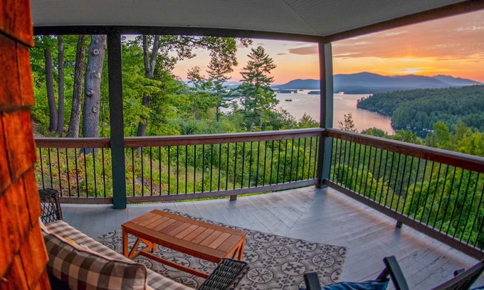 Holderness Casa | Home with beach access, incredible water views, washer/dryer & golf nearby