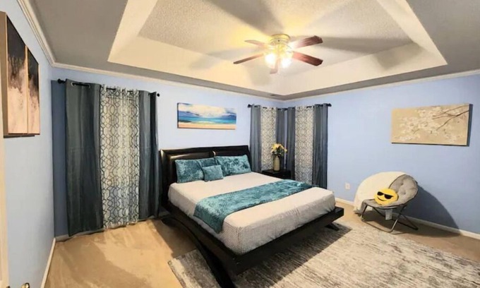 Mint Hill Casa | Home with fenced yard, free Wi-Fi, & private park.