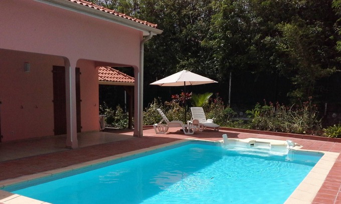 Quartier Desert Villa | Homerez - Villa a 500 m de la playa para 8 pers. con piscina, jacuzzi y terraza