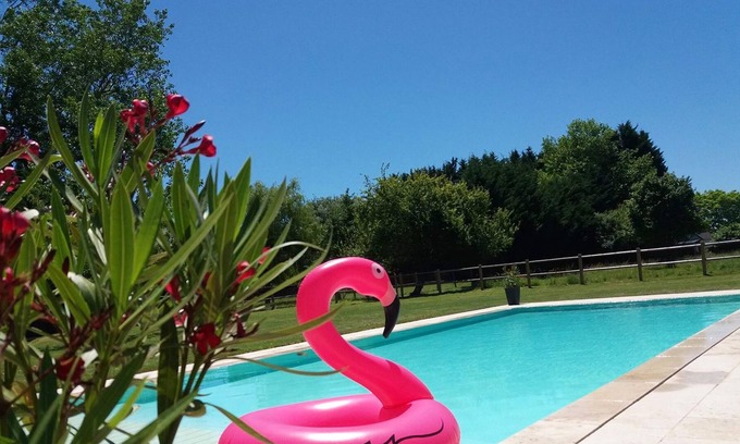 Saint-Roch Casa | Homerez - Beautiful house for 4 ppl. with shared pool and garden at Saint-Roch