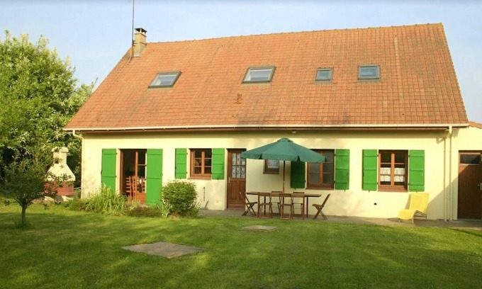 Saint-Josse Casa | Homerez - Grande casa para 12 pers. con jardín y terraza en Saint-Josse