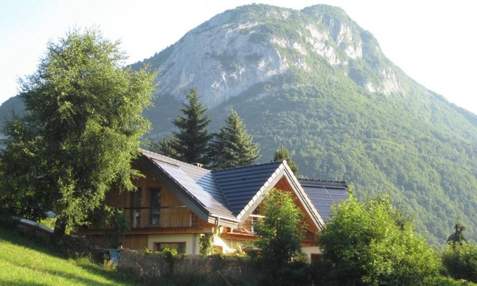 La Thuile Chalet De Esquí | Homerez - Chalet La Thuile, vista montaña