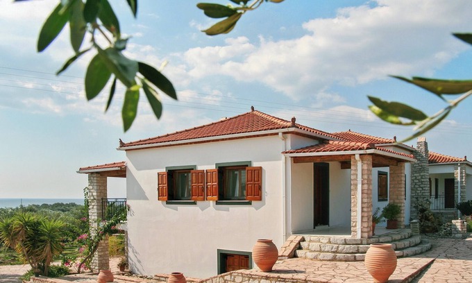 Skafidia Apartamento | Homerez - Apartamento elegante en Agios Ilias, vista mar
