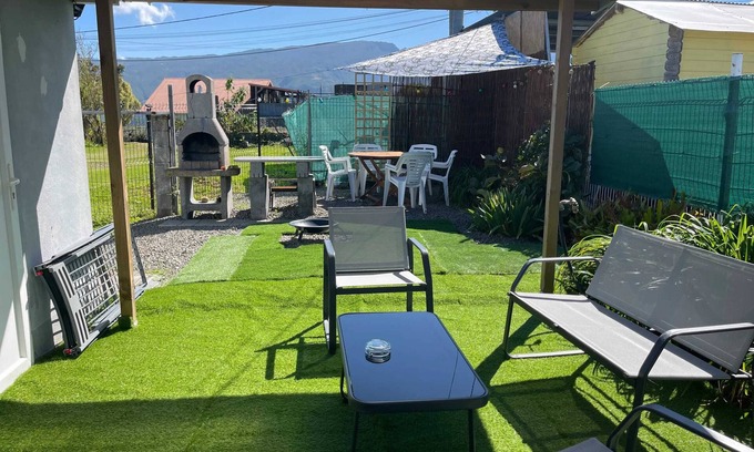 La Plaine des Cafres Casa | Homerez - Bonita casa para 7 pers. con terraza en La Plaine des Cafres