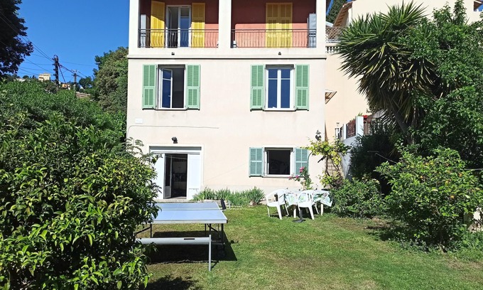 Saint-Sylvestre Casa | Homerez - Nice house for 7 ppl. with garden, terrace and balcony at Nice