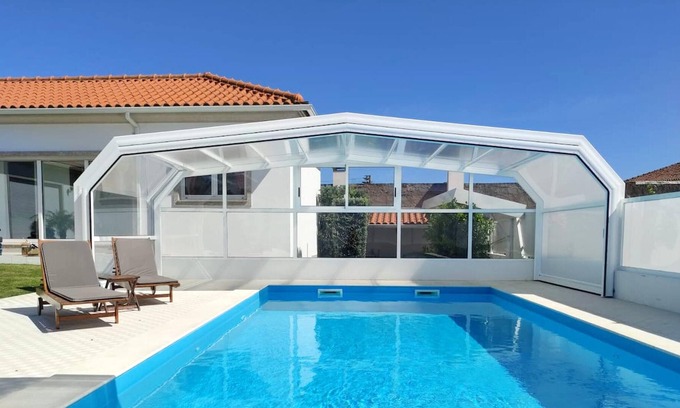 Sao Jacinto Villa | Homerez - Villa a 1 km de la playa para 8 pers. con piscina, sauna y jacuzzi