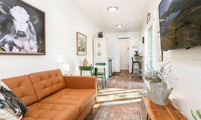 Fredericksburg Cabaña | Honey at the Hive, 1/1 | Private Hot Tub | Gas Fire Pit | Cornhole