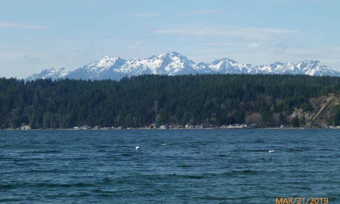 Belfair Casa | Hood Canal Waterfront - terraza con vista al agua