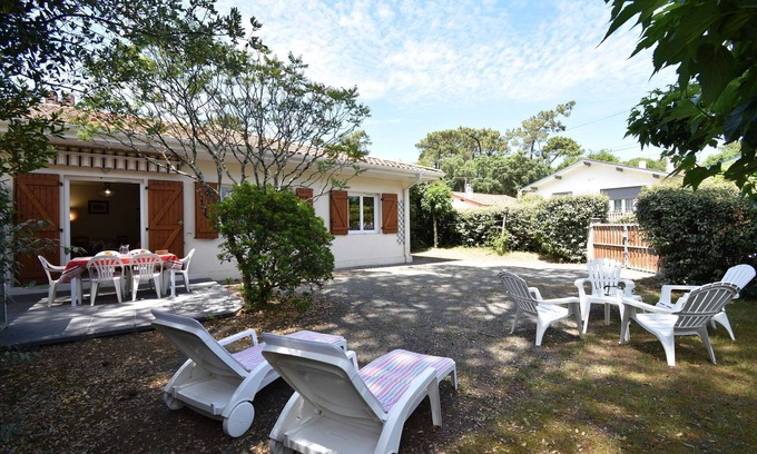 Soorts-Hossegor Villa | Hossegor "ANALGA 2" Villa adosada de una sola planta para 5 personas.