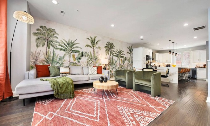 Lower Lawrenceville Casa | ★ HostWise Stays ★ Rooftop patio, King Bed, Garage Parking, Prime Location!