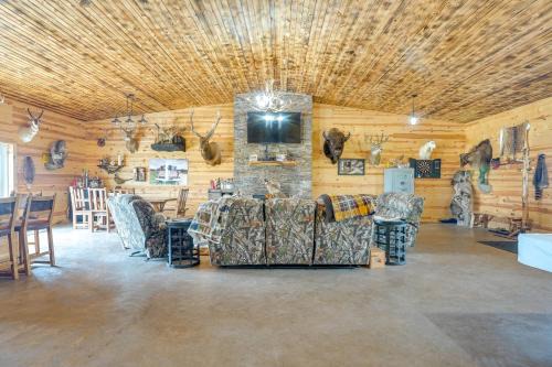 Fedora Casa | Hot Tub and Fire Pit Family Retreat in South Dakota