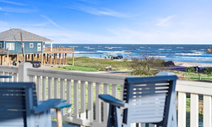 Crystal Beach Casa | Hot Tub | Beach View | Sleeps 12