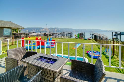 North Lakeport Casa | Hot Tub, Views and Dock! Playful Home on Clear Lake