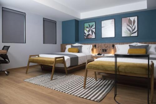 Cuauhtémoc Hotel | Hotel Flamencos Centro Histórico