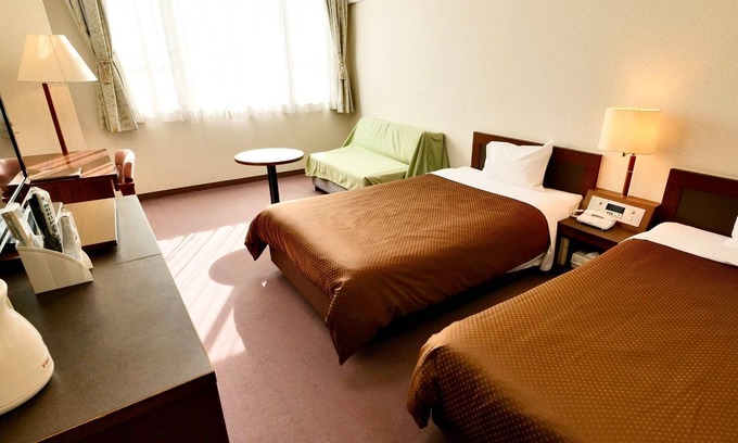 Hokujo Hotel | Hotel Oak Forest Western style twin room / Kitaazumi-gun Nagano