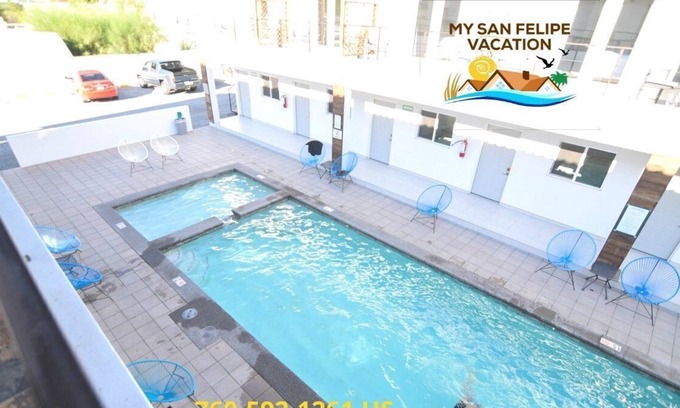Primera Sección Casa | Downtown San Felipe Hotel Marea Baja #19
