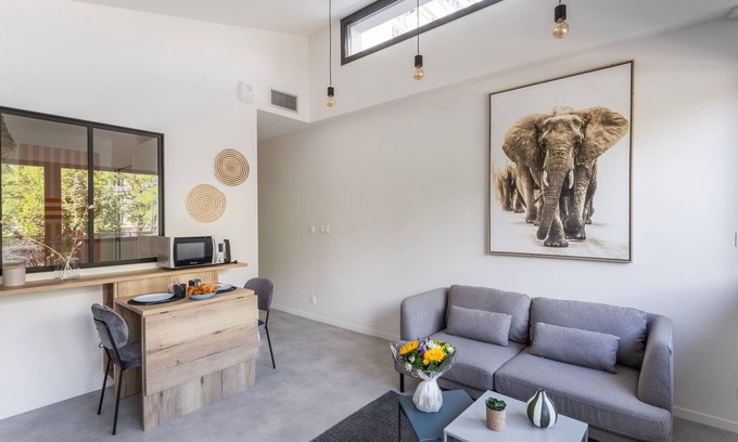 Saint-Helier Apartamento | Houat - Appartement 2p avec balcon à Rennes