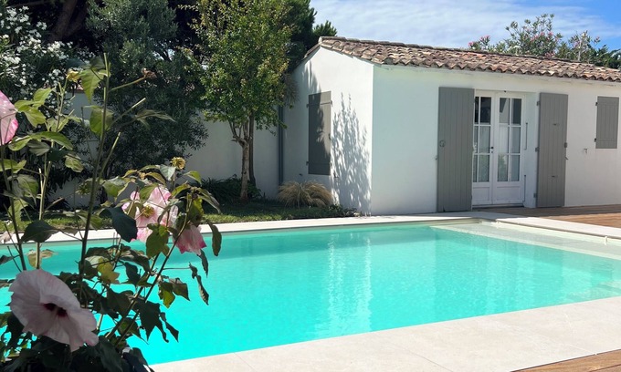 Saint-Clement-des-Baleines Casa | CASA 4 ESTRELLAS - PISCINA