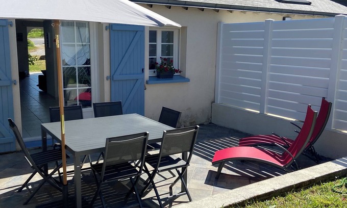 Sarzeau Casa | House 600 m from the sea, Sarzeau, between Ocean and Gulf of Morbihan, 6 people.