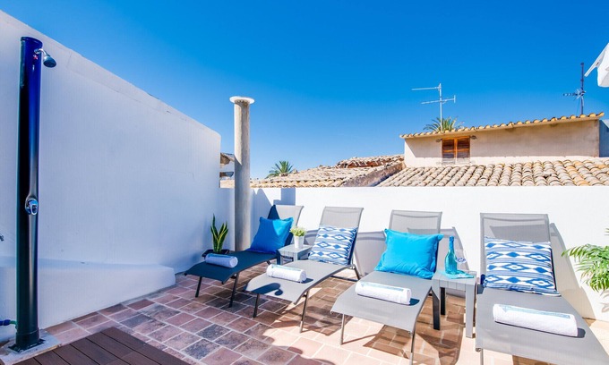 Casco antiguo de Alcudia Chalet De Esquí | Casa Ca na Serrieta en el pueblo de Alcudia