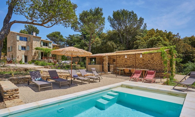 Bonnieux Casa | House close to the village with view of Mont du Lubéron