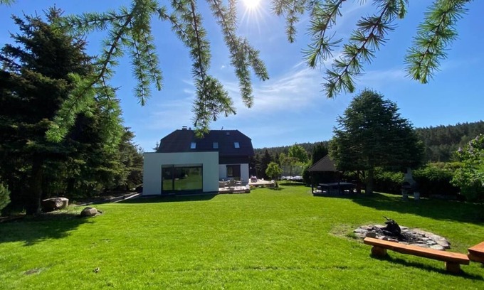 gmina Wolin Casa | Casa DANUTA, 1,8km hasta la playa,Parque Nacional, 4 dormitorios, 4 baños, SAUNA
