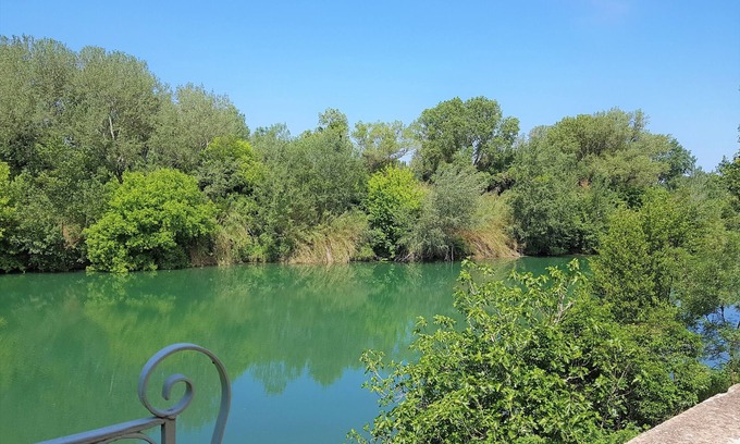 Montfrin Casa | Casa frente al río - cerca del Pont du Gard, Uzès, Nimes, Aviñón, Arles ..