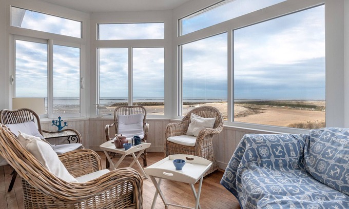 Loire-Atlantique Casa | Casa para 12 - Vista al mar - Playa en La Bernerie