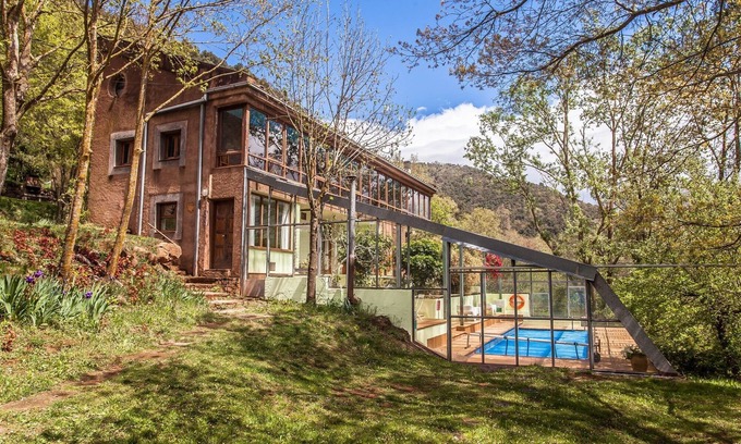 Riudaura Cabaña | Casa para 14 personas y piscina comunitaria climatizada (S. Sta a P. Diciembre)