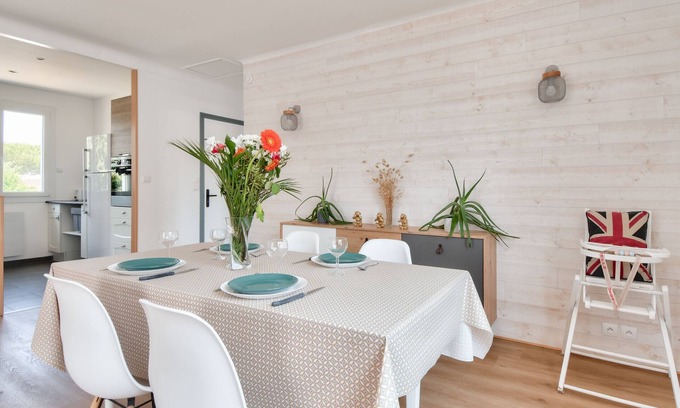 Fromentine Chalet De Esquí | Casa para 5 - Terraza - La-Barre-de-Monts