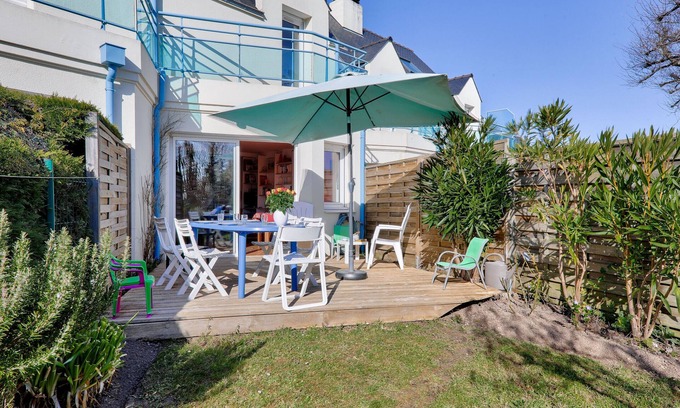 Sarzeau Chalet De Esquí | Casa para 5 con jardín a 300 m de la playa