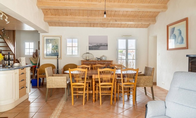 L'Epine Casa | Casa para 6 - Piscina - 750m de la playa