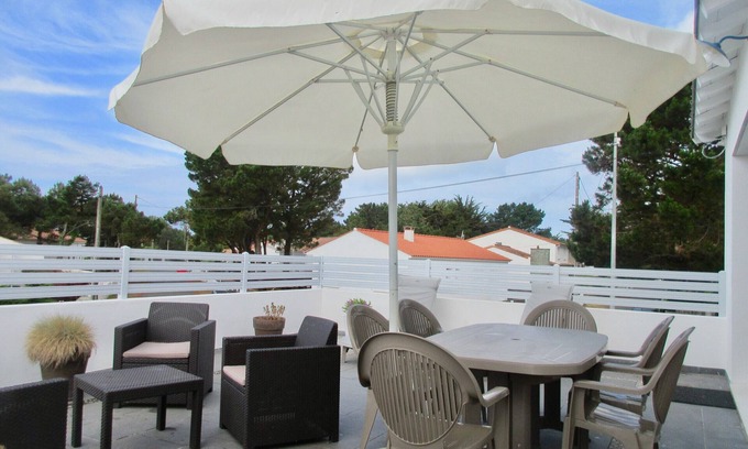 Bretignolles-sur-Mer Chalet De Esquí | Casa para 6 - jardín y terraza - 300m de la playa